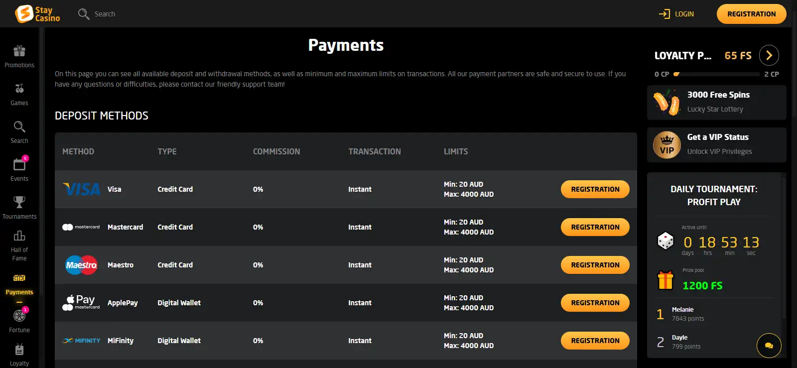 Payments